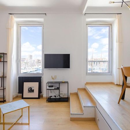 Le Rive Neuve Standing Vieux-Port - Appartement 1 Chambre 4 Pers Vue Mer Clim Marselha Exterior foto